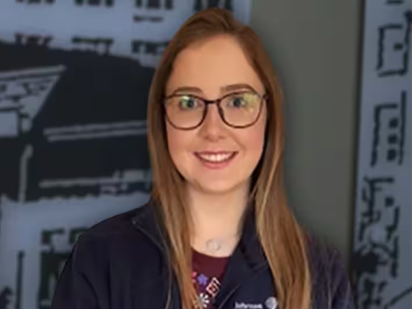 lady intern smiling