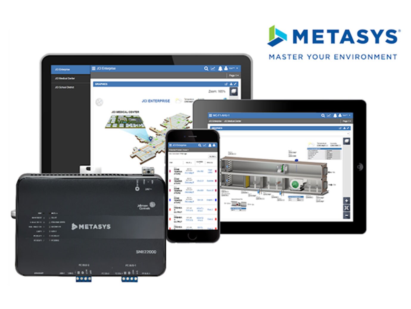 metasys three mobile devices