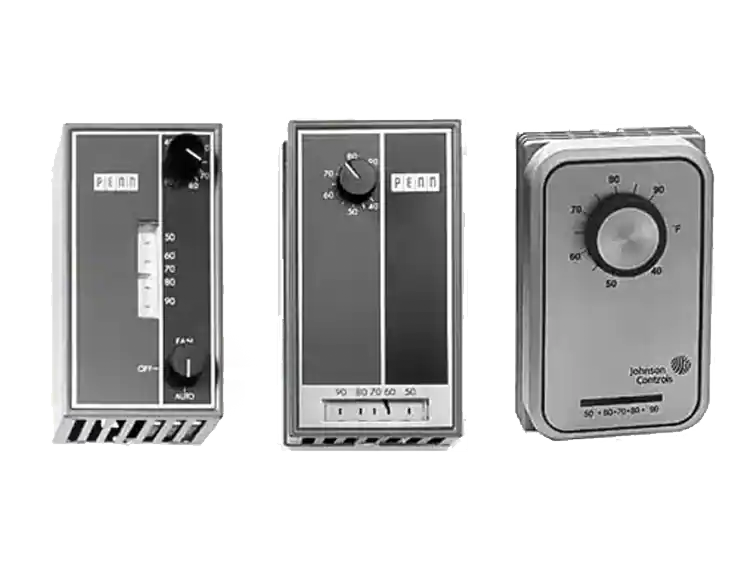 Line Voltage Wall Thermostat Heating, Cooling or Heating and Cooling