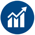 bar chart button icon