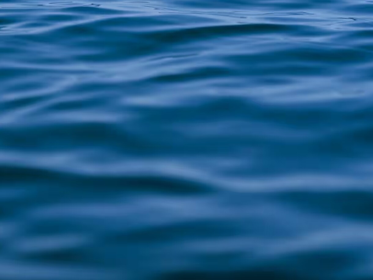 ripples of water in the sea