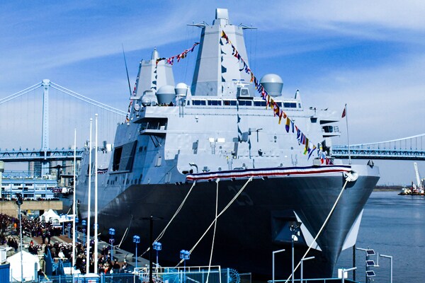 ship docked at harbour