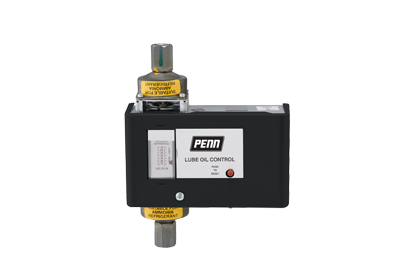 A PENN Lube Oil Control system on a white background