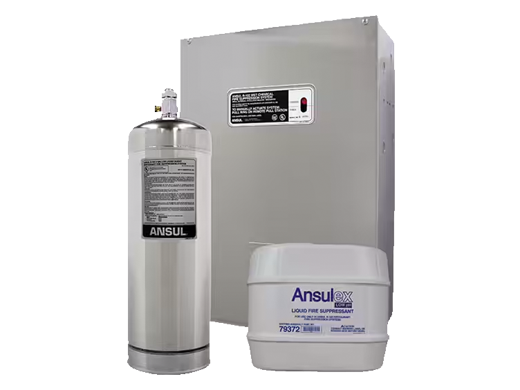ANSUL R-102 restaurant fire suppression equipment