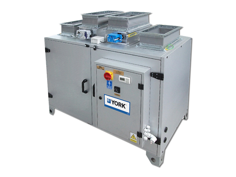A YBV Air Handling Unit on a white background