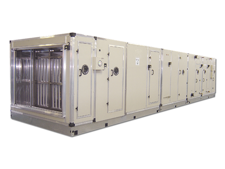 A YMA Custom Air Handling Unit on a white background