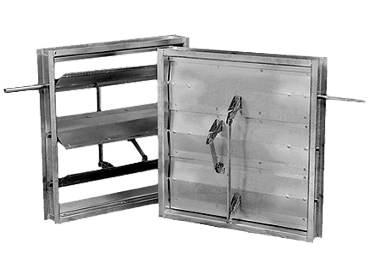 id 1230 12 gauge u channel industrial damper