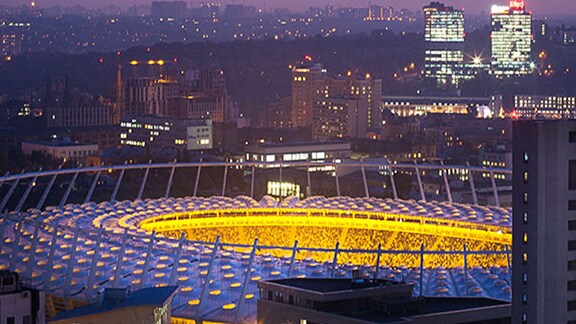 Olimpiyskiy National Sports Complex in Kiev, Ukraine