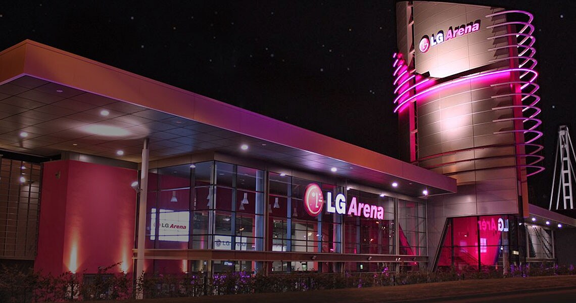 The LG Arena in the National Exhibition Centre in Birmingham, UK