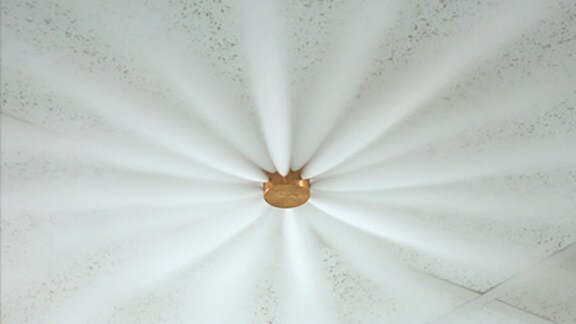 Ceiling-mounted activated fire sprinker system