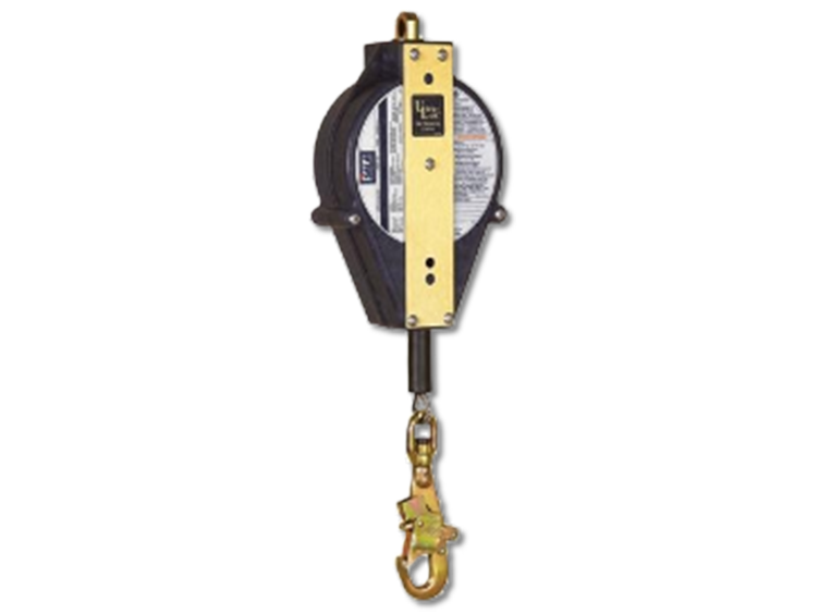 Self-retracting lifeline unit