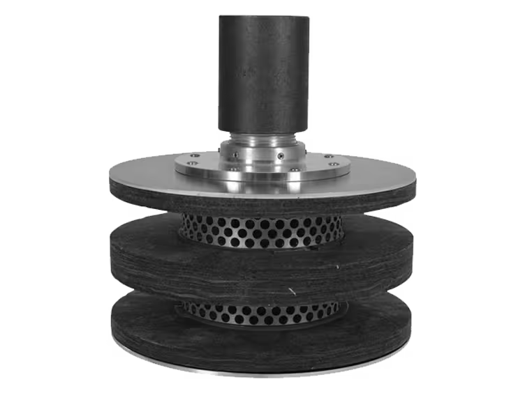 An acoustic unit for reducing sound pressure 