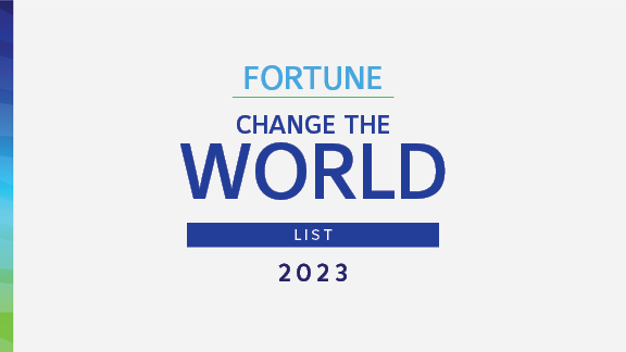 Logo of Fortune's 2023 Change the World List