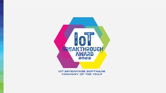 Logo of IoT Enterprise Software Company of the Year award