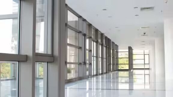 corridor in modern office building