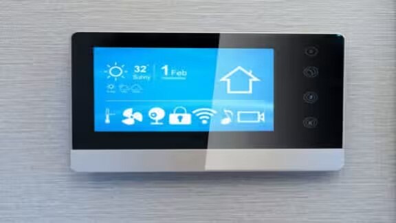 smart home system on intelligence screen