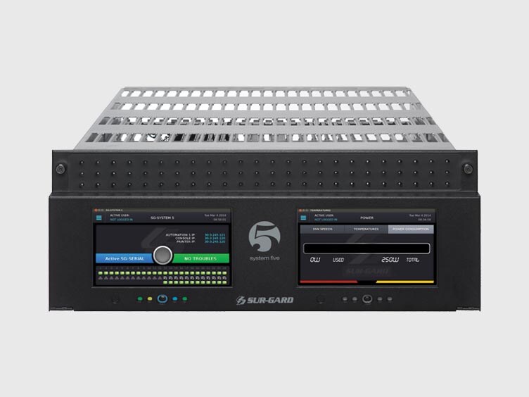 sur gard receiver white background