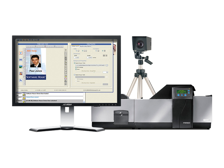 monitor ccure id badging software