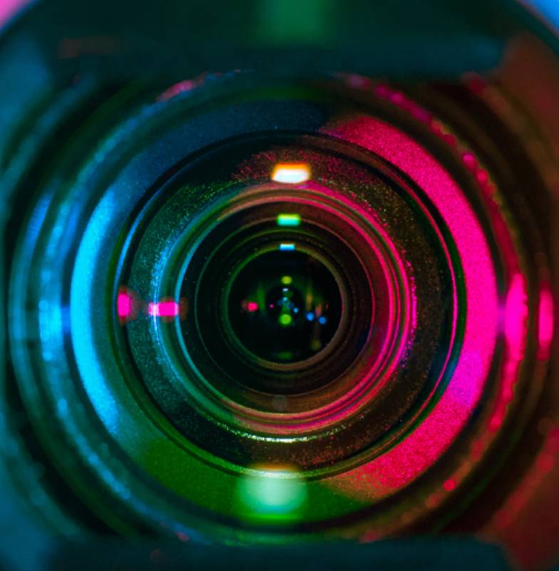 closeup lens surveillance camera