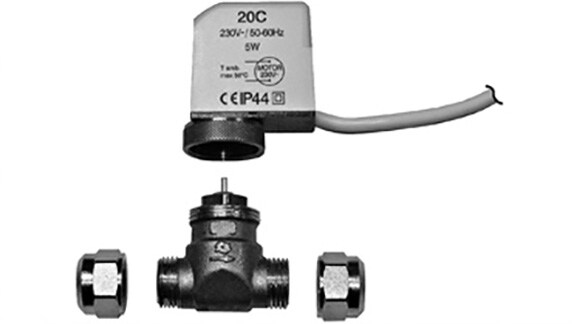 A collection of HVAC parts