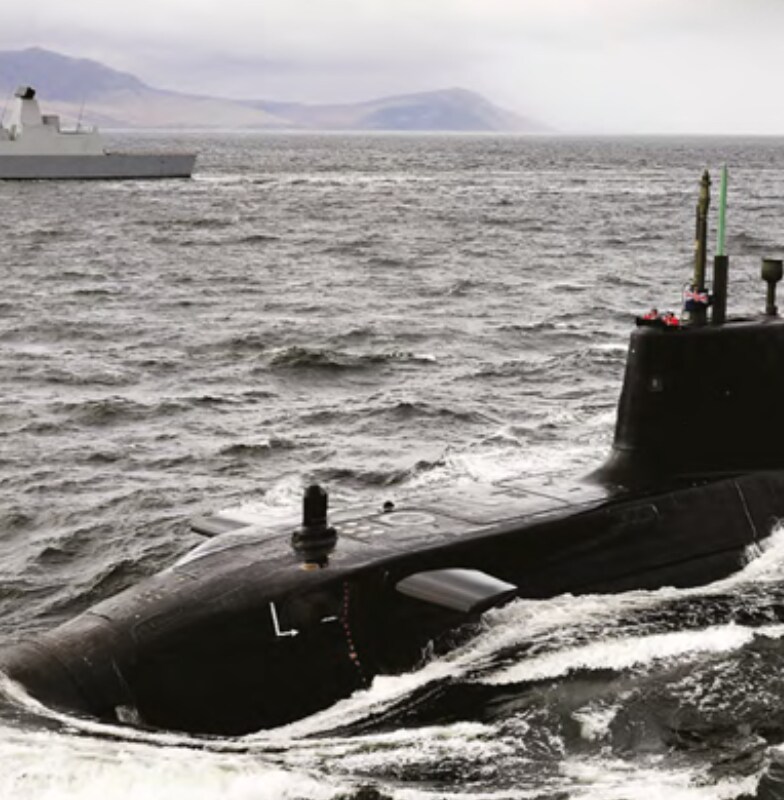 submarine floating in ocean
