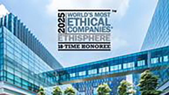 2025 World's most ethical companies poster