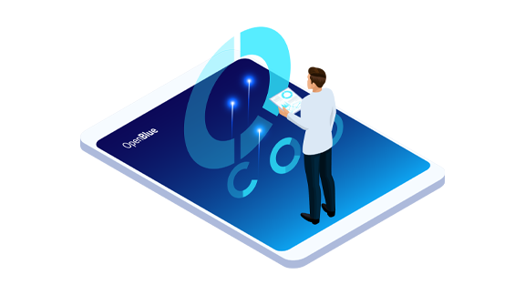 Vector image depicting Net Zero solution provided by Enterprise Manager